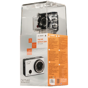 DV-AC-5000W Full hd action camera 1080p wi-fi zilver Verpakking foto